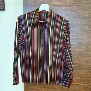 Vintage Striped Blouse